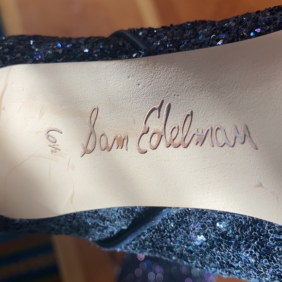 Sam Edelman  'Kourtney'  glitter ankle booties 6.5 - Picture 4 of 7